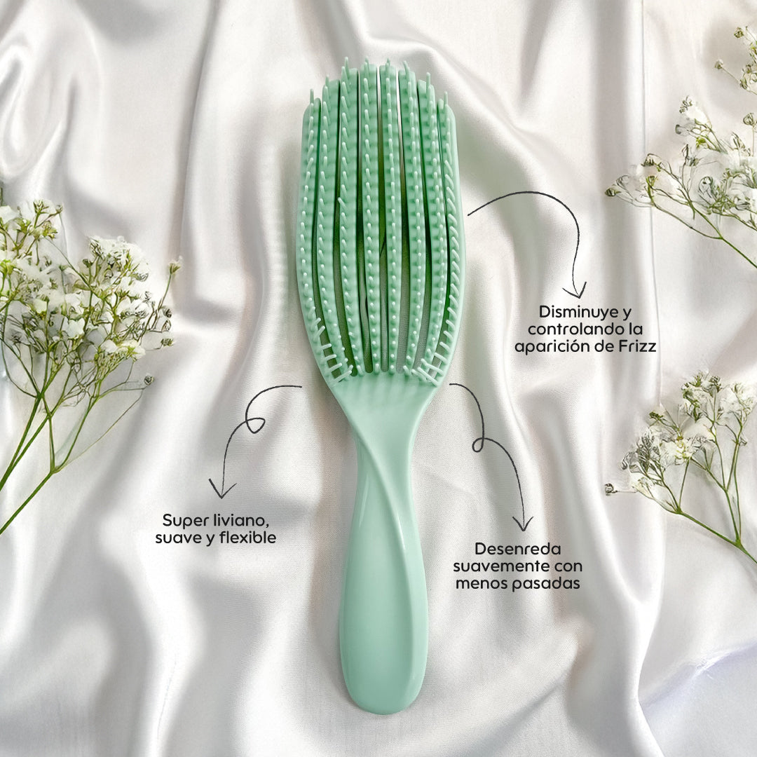 Cepillo Desenredante Cabello Semi Ondulado Grande