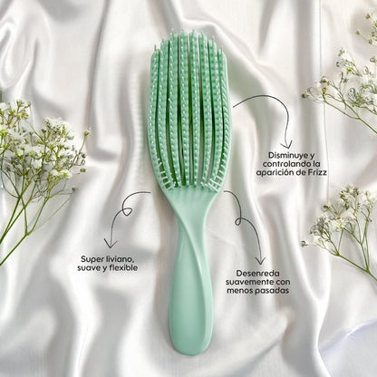 Cepillo Desenredante Cabello Semi Ondulado Grande