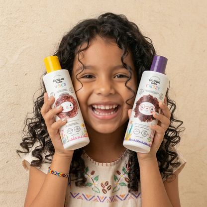 Acqua Tokie Fusion Shampoo + Glossy Conditioner + Shiny Detangler Kit for Brown and Dark Hair