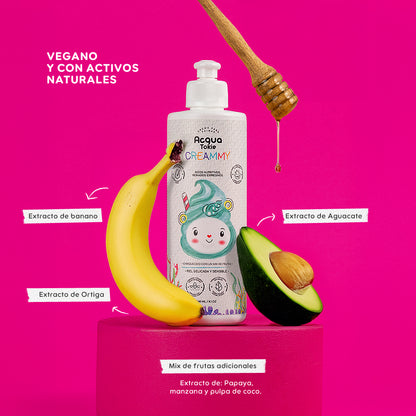 Kit Acqua Tokie Shampoo Vibes + Acondicionador Frizzy + Crema para peinar Creammy Cabello Ondulado